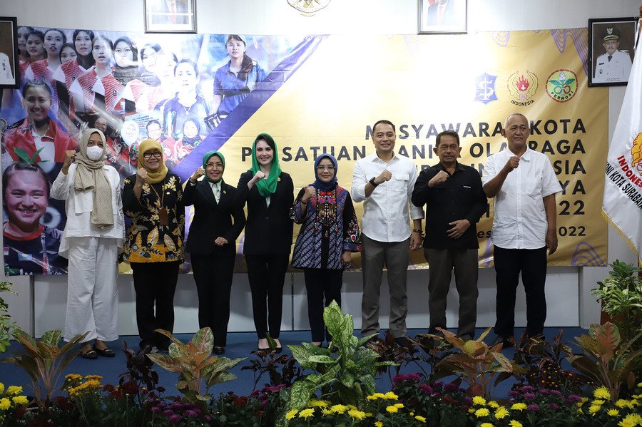Eri Cahyadi Dukung Perwosi Surabaya Tingkatkan Prestasi Atlet Wanita
