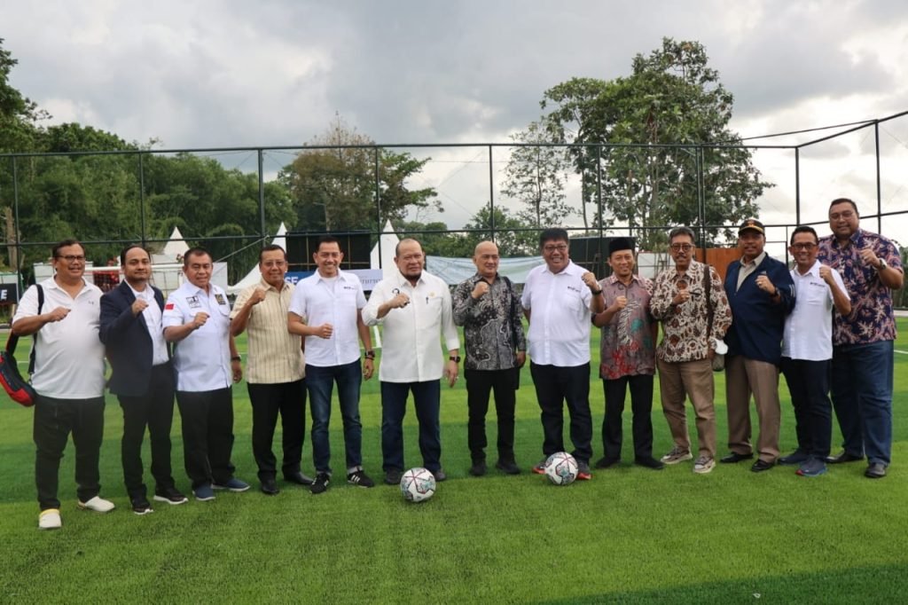 Resmikan MSF, LaNyalla: Lapangan Berstandar Profesional Elemen Penting Football Development