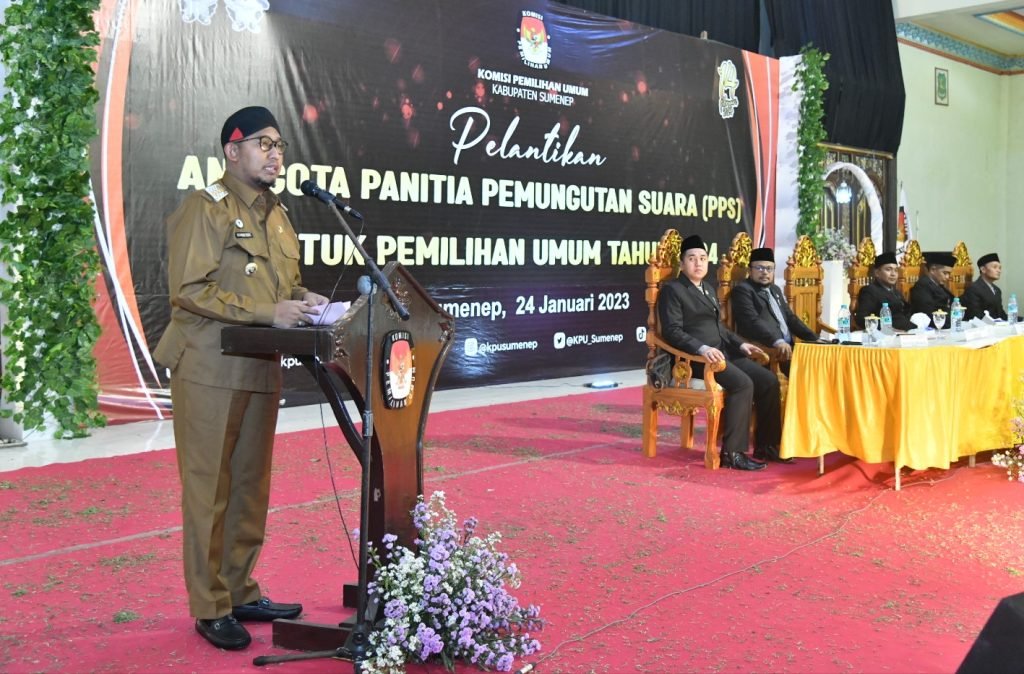 Hadiri Pelantikan PPS Sumenep, Bupati Fauzi Berpesan: Jaga Keamanan dan Profesionalitas