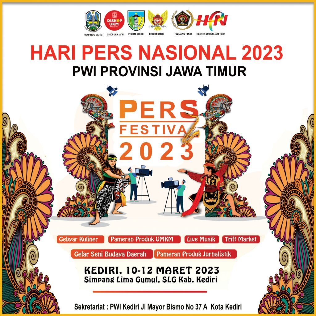 PWI Jatim Marakkan Puncak HPN dengan Expo Produk UMKM di Kediri