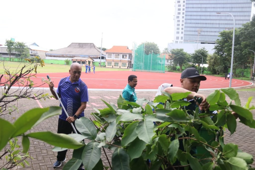 Lapangan KONI Disulap Menjadi Lapangan Atletik Dispora Jatim