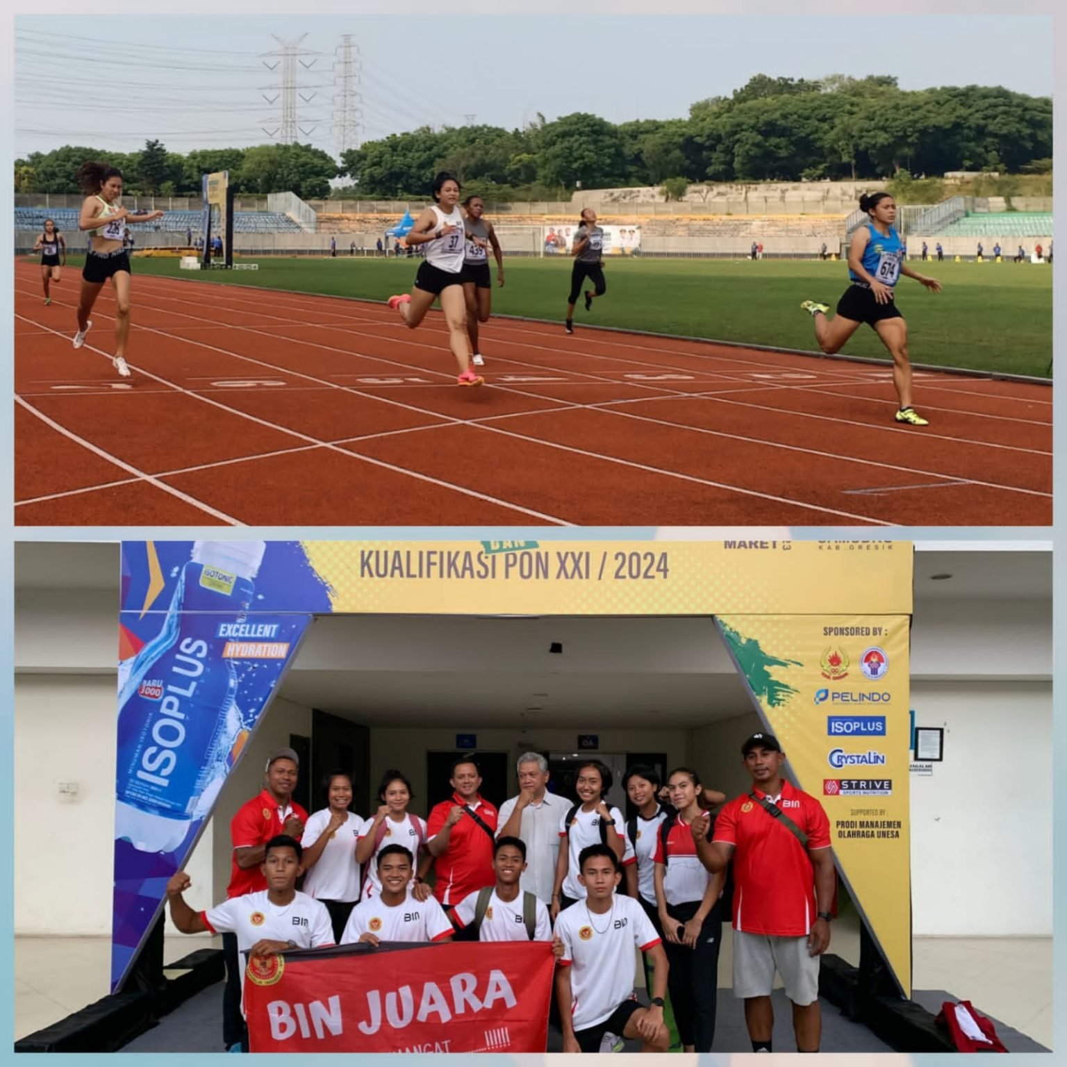 Atlit BIN Juara, Olahraga Indonesia Maju Dalam Kancah Dunia.