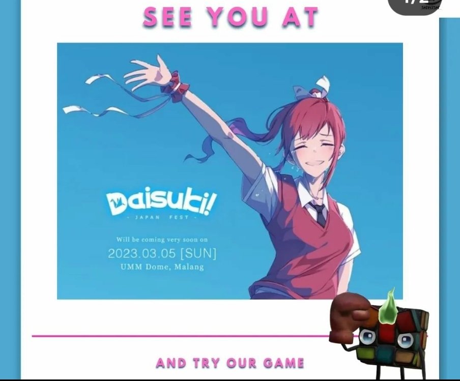 Memamerkan Dua Game Produksinya, Startup Shireishi Production Ikuti Acara @daisukijapanfest di Dome UM Malang