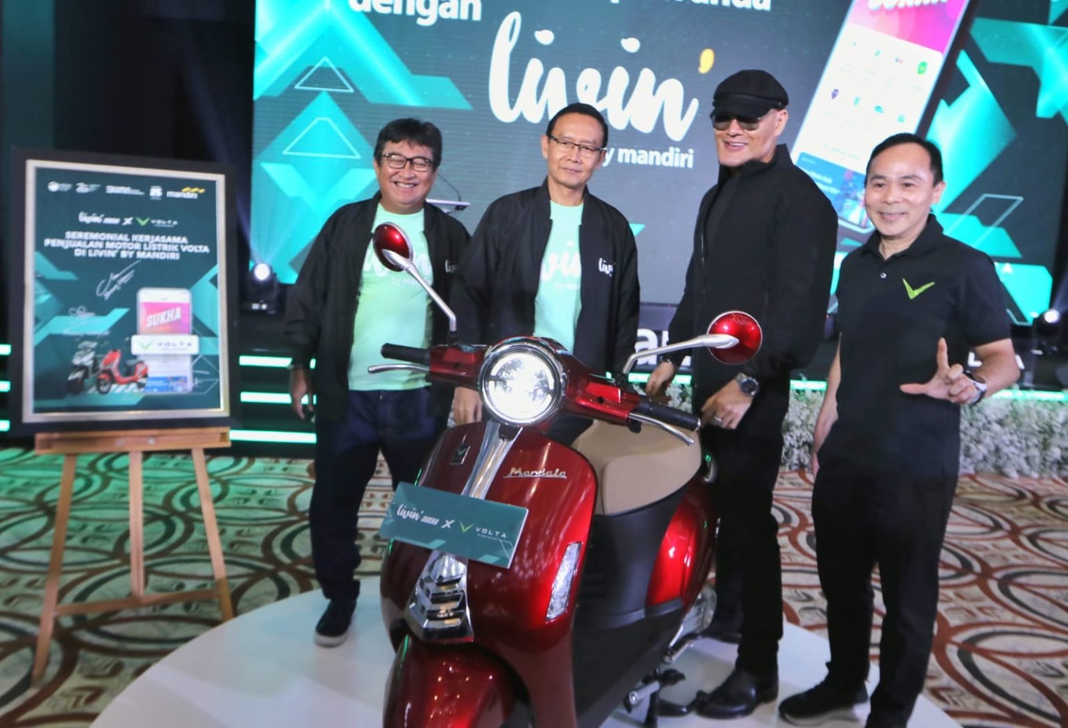 Bank Mandiri Kolaborasi dengan Volta untuk Pembelian Motor Listrik