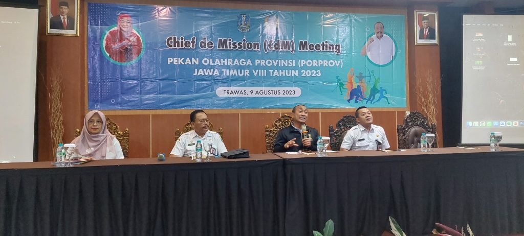KONI Jatim CdM Meeting Porprov dengan KONI Daerah