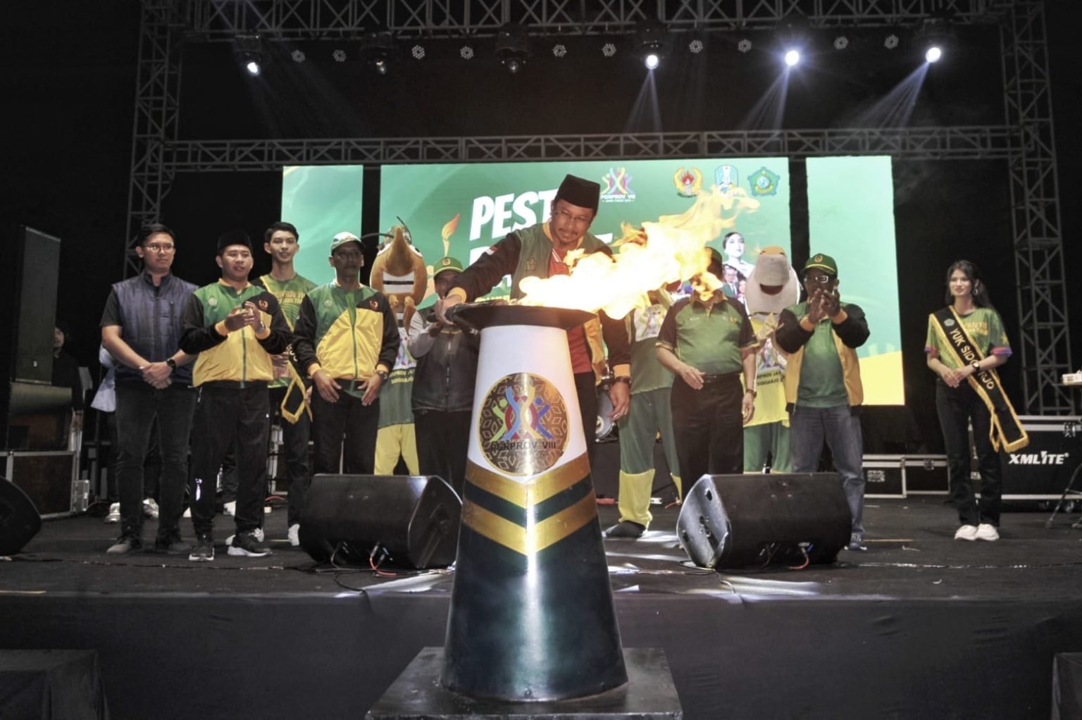 Api PORPROV Finish di Sidoarjo