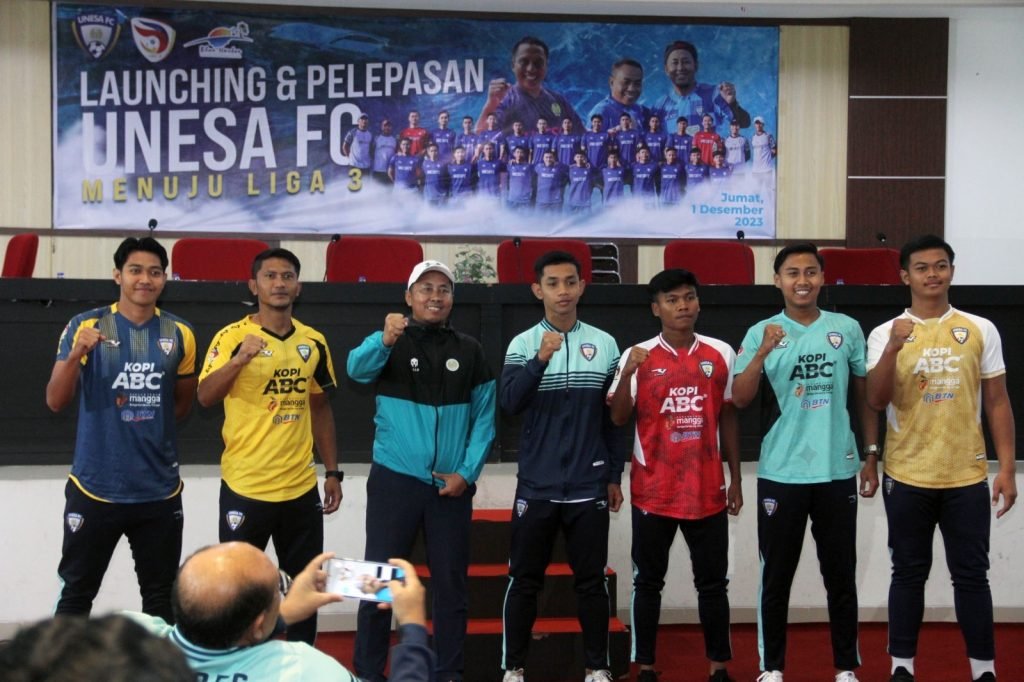 Launching Unesa FC Turun di Liga 3 PSSI Jatim