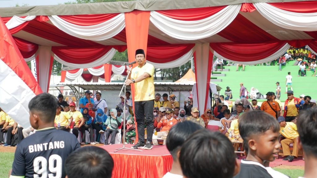 Bupati Mudhlor Buka LPI Sepakbola Jenjang SD Tingkat Kabupaten 2024