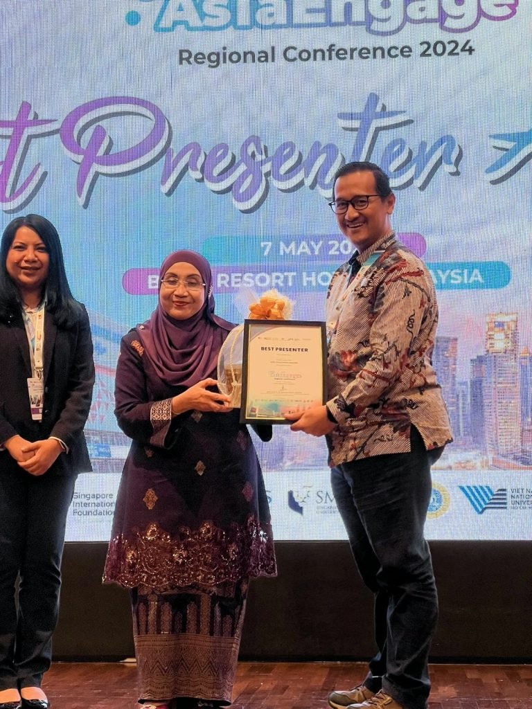 Dosen UNAIR, Raih Award BEST PRESENTER di Konferensi International Asia Engage 2024