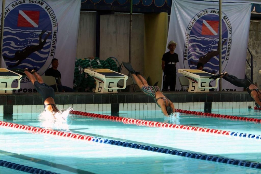 Surabaya Juara Kejurda Selam Finswimming 2024