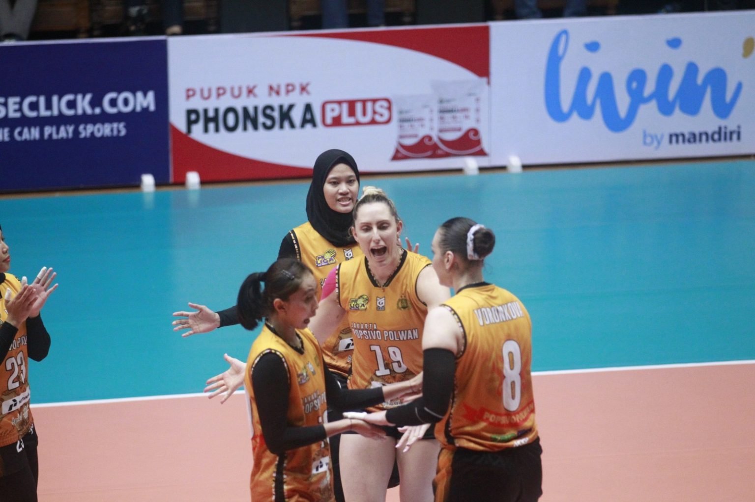 Voli Petrokimia Gagal Petik Kemenangan di Kandang Sendiri