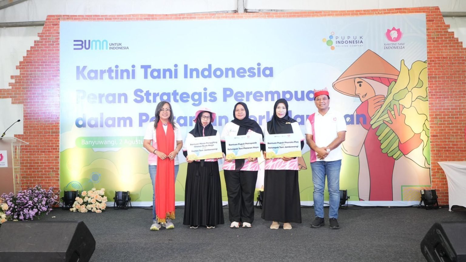 Ciptakan Pertanian Berkelanjutan, Petrokimia Gresik Dukung Perluasan Program Kartini Tani
