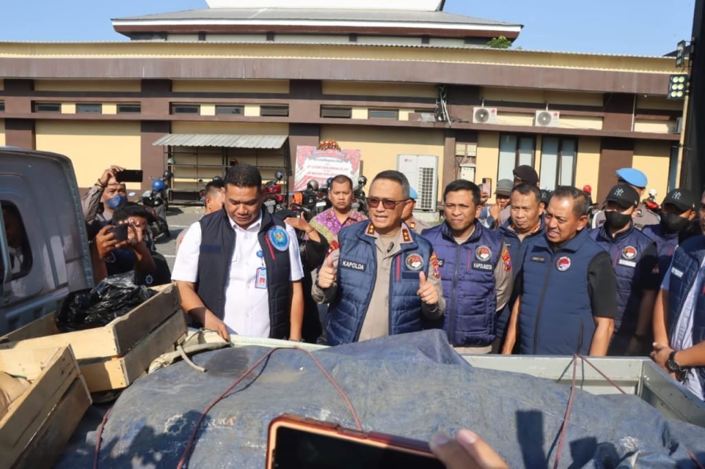 Polresta Sidoarjo Ungkap Pengedar Sabu Jaringan Asia, 30 Kg Sabu Diamakan