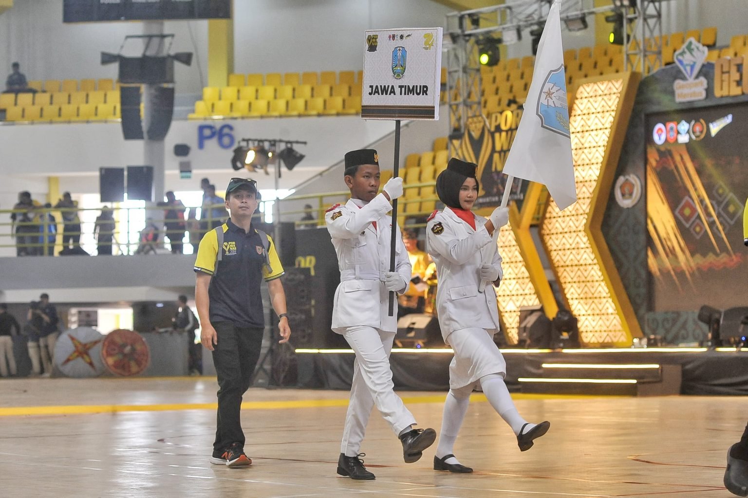 Minim Peserta, Opening Ceremony Porwanas XIV Kalimantan Selatan Sepi