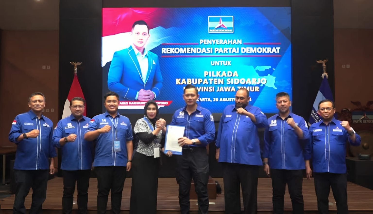 Akhirnya, Partai Demokrat Keluarkan Rekomendasi Pilkada Sidoarjo Kepada Pasangan Subandi-Mimik Idayana