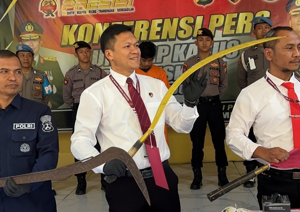 Diduga Lakukan Aksi Tawuran, Anggota Samapta Polresta Sidoarjo Amankan 16 Pemuda