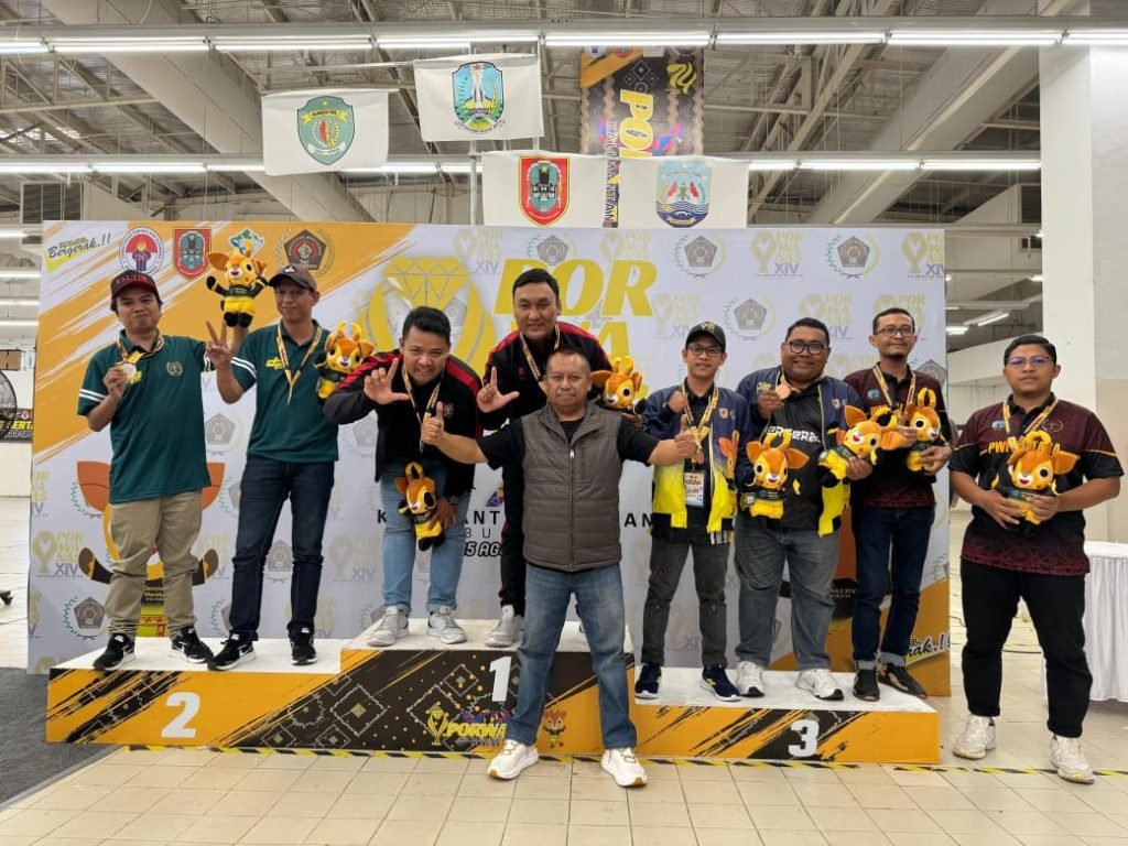 Cabor E-Sport PWI Jatim Raih Emas di Porwanas Kalsel