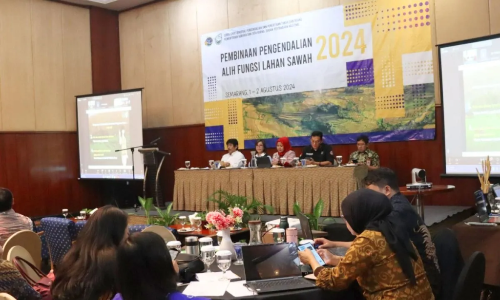 Kementerian ATR/BPN Lakukan Pembinaan Pengendalian Alih Fungsi Lahan Sawah di Jawa Tengah dan DIY demi Ketahanan Pangan