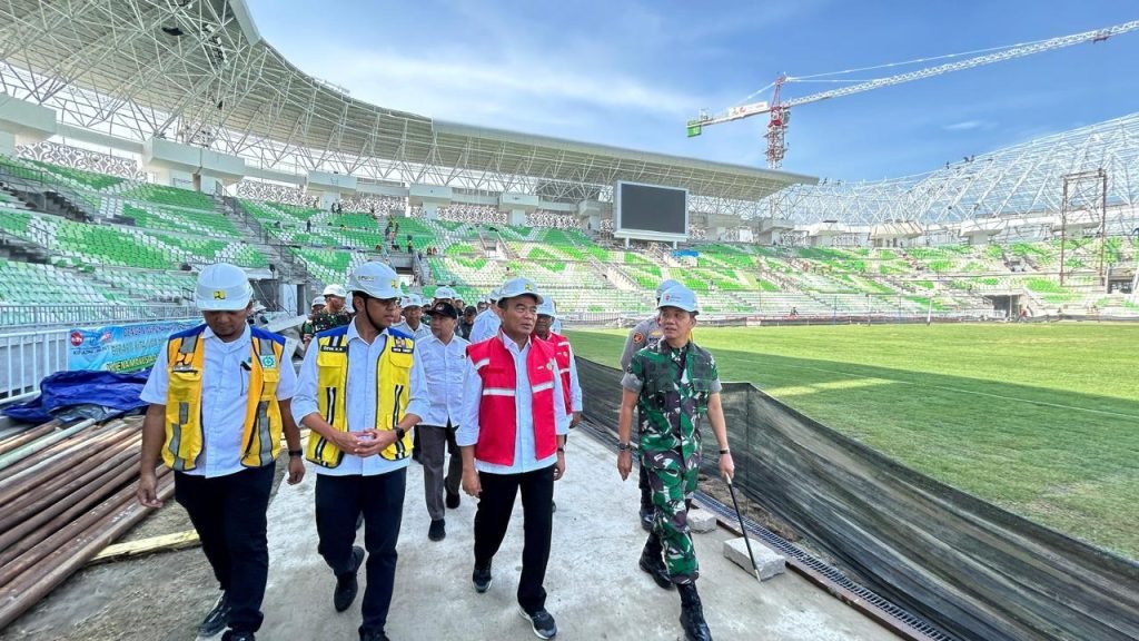Menko Muhadjir Tinjau Kesiapan Arena PON Sumut