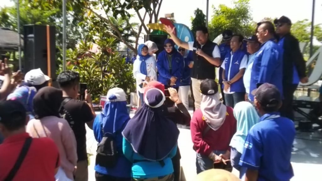 Subandi dan Mimik Idayana Hadiri HUT Partai Demokrat ke -23 di Kecamatan Tanggulangin