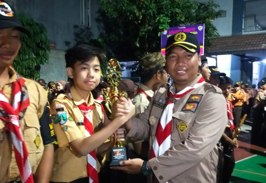 Lomba LT2 Kwarran Waru, Tim Pramuka SMP Al Muslim Tunjukkan Peforma yang Membanggakan