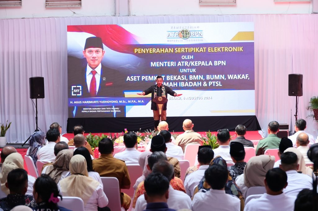 Apresiasi Revitalisasi Kantah Kota Bekasi, Menteri AHY Harapkan Bisa Semakin Meningkatkan Kualitas Layanan