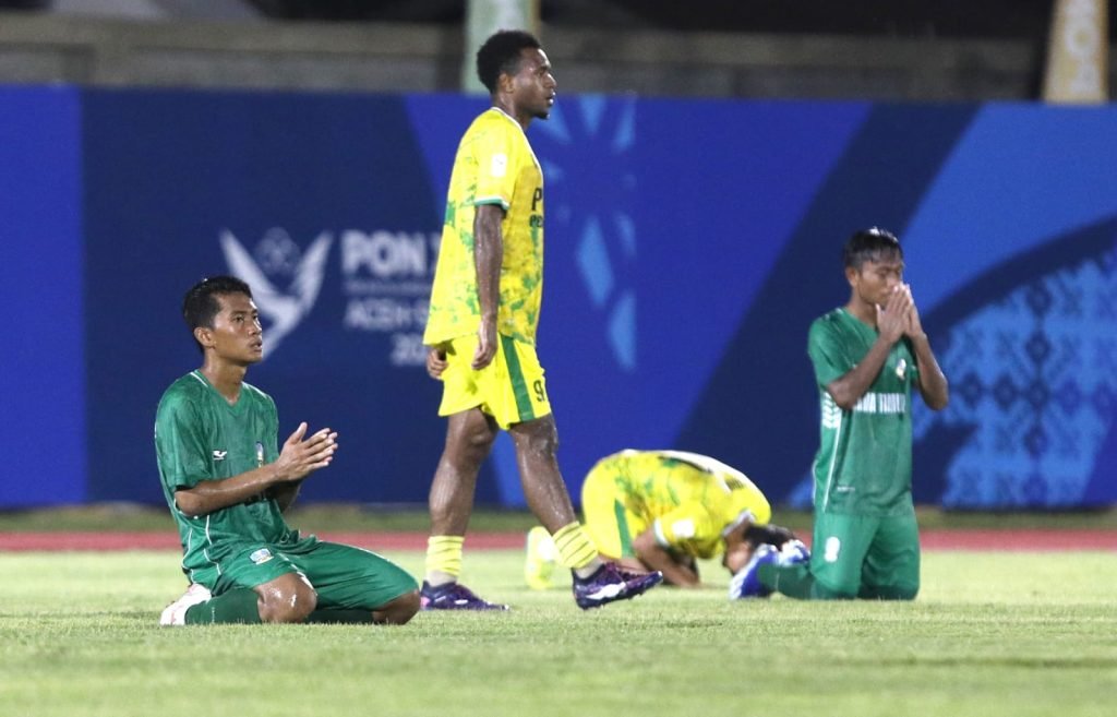 Sepak Bola Jatim Unggul 2-1 Lawan Papua Pegunungan
