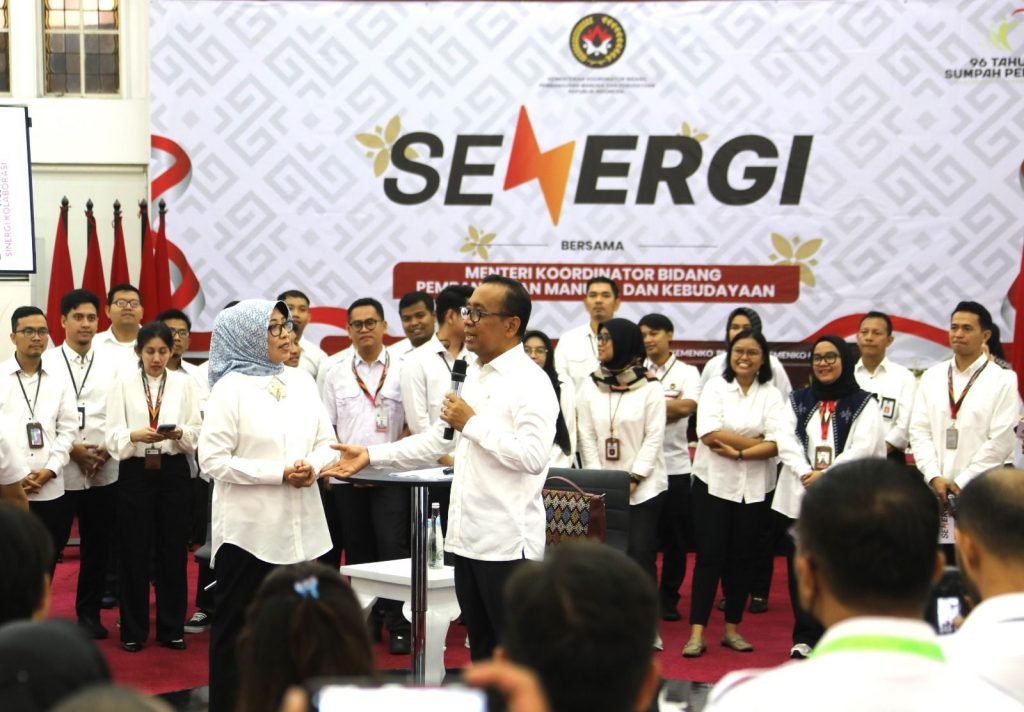Berdialog dengan Seluruh Pegawai, Menko PMK Pratikno: Kita Harus Bangun Energi Kolektif