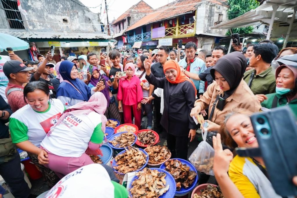 Khofifah Ingin Pasar Pabean Tingkatkan Penampilan