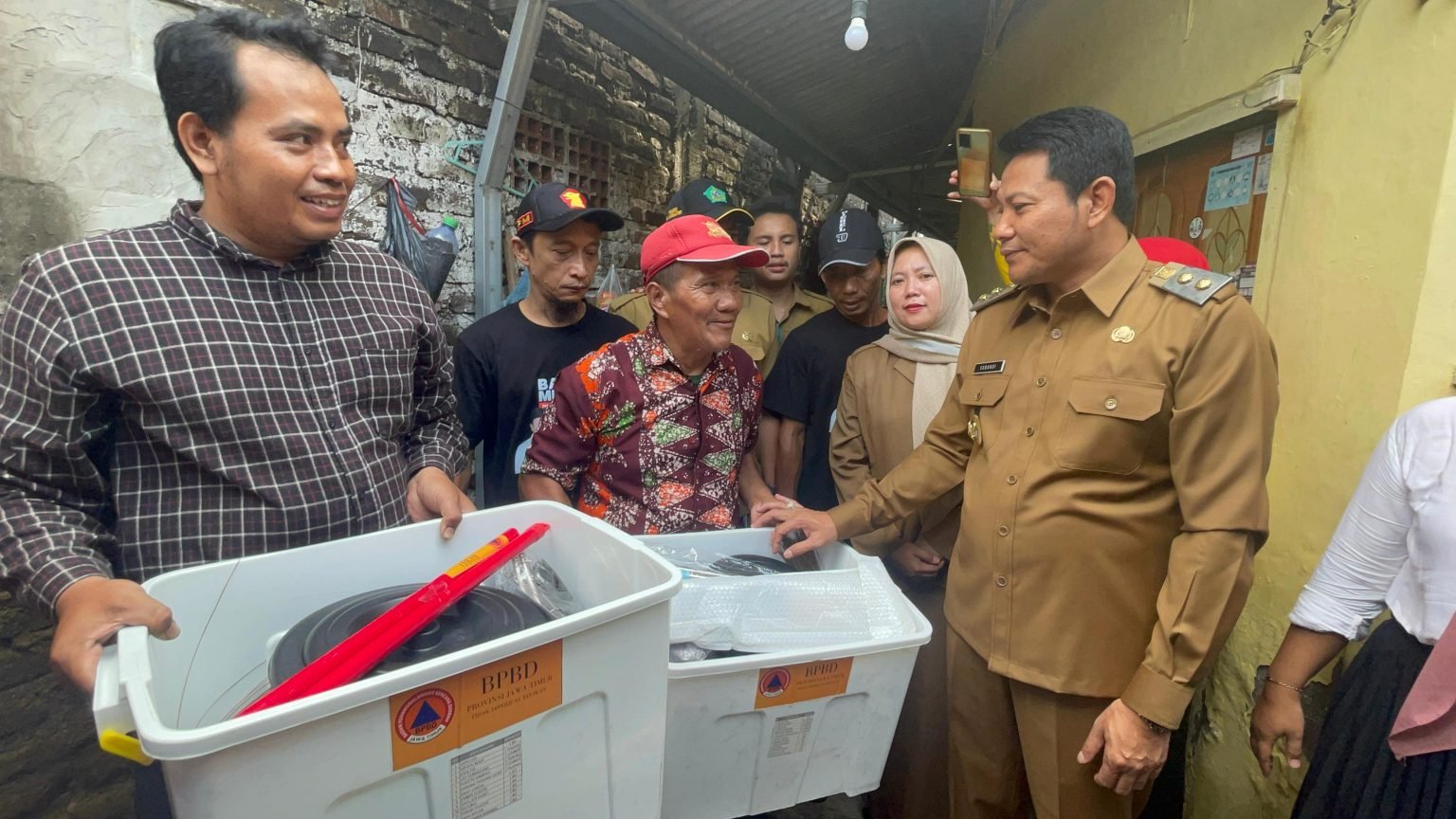 Kebakaran Dua Rumah di Sidoarjo, Pemkab Berikan Bantuan