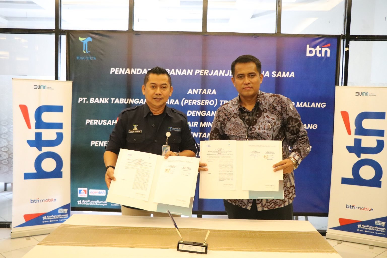 Miliki Jaringan Luas, Perumda Tugu Tirta Rangkul BTN Tbk Kembangkan Jumlah Pelanggan