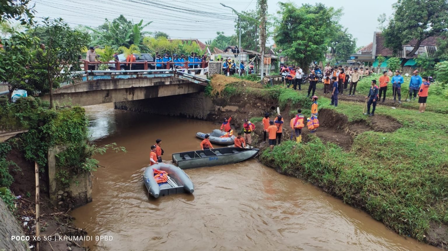 Sambut Bulan PRB, SRPB Kota Pasuruan Ajak Stakeholder Bersihkan Sungai Petung