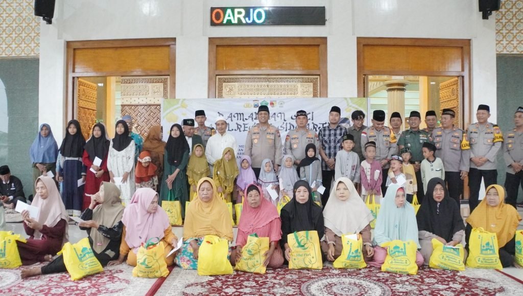 Safari Ramadan Kapolresta Sidoarjo: Dekat dengan Masyarakat, Sosialisasi Kamtibmas dan Hotline Mudik