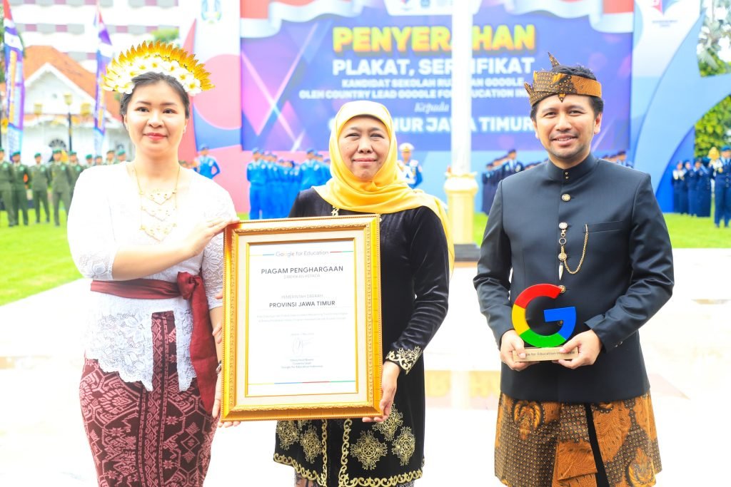 Google Nobatkan Jatim sebagai Pelopor Transformasi Digital Pendidikan, Gubernur Khofifah Optimis Jadi Role Model Daerah Lain