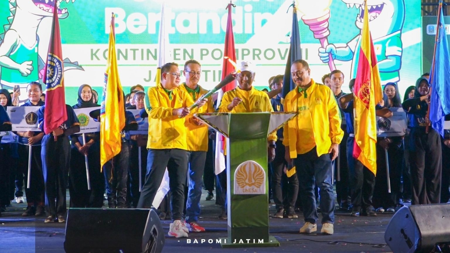 Pembukaan Pomprov Jatim III di Unesa