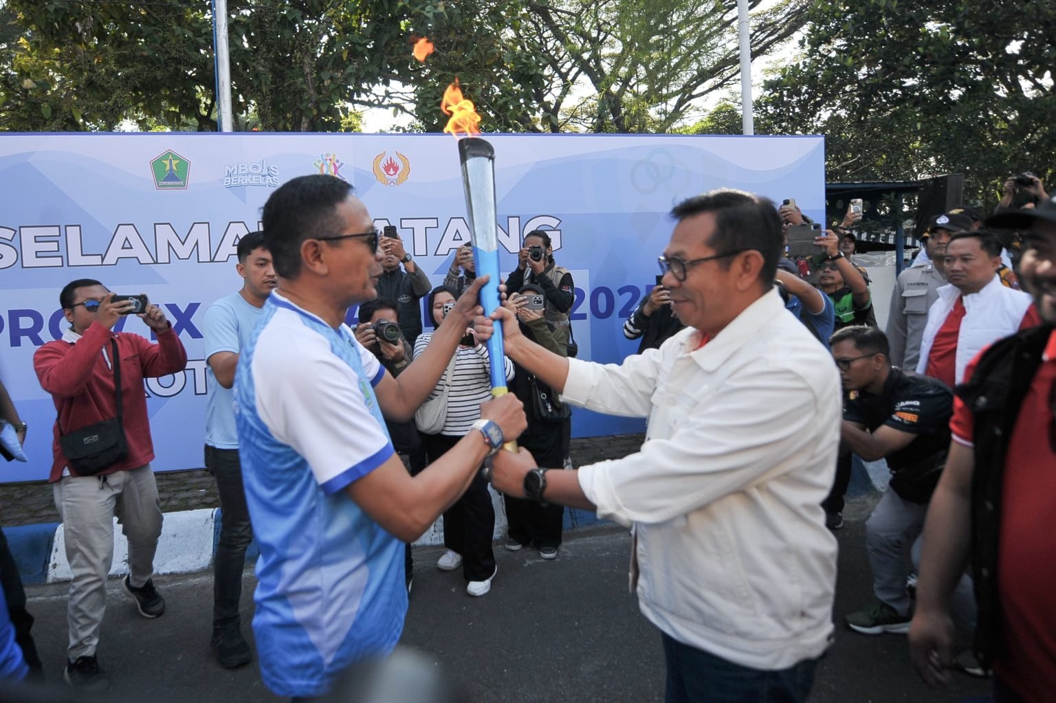 Obor Api Porprov Bergerak Menuju Kota Malang