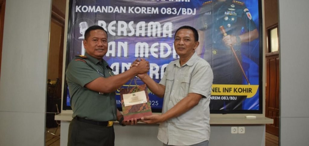 Danrem 083/Baladhika Jaya Kolonel Inf Kohir Akui Media Tentukan Sikap Publik