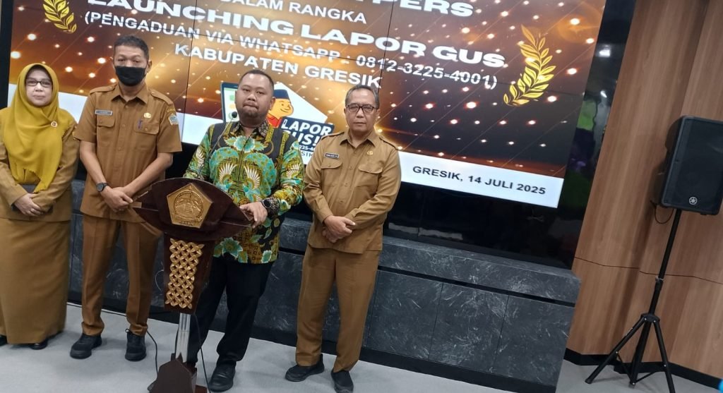 Pemkab Gresik Luncurkan Lapor GUS, Kanal Aduan WA untuk Pelayanan Publik Lebih Cepat