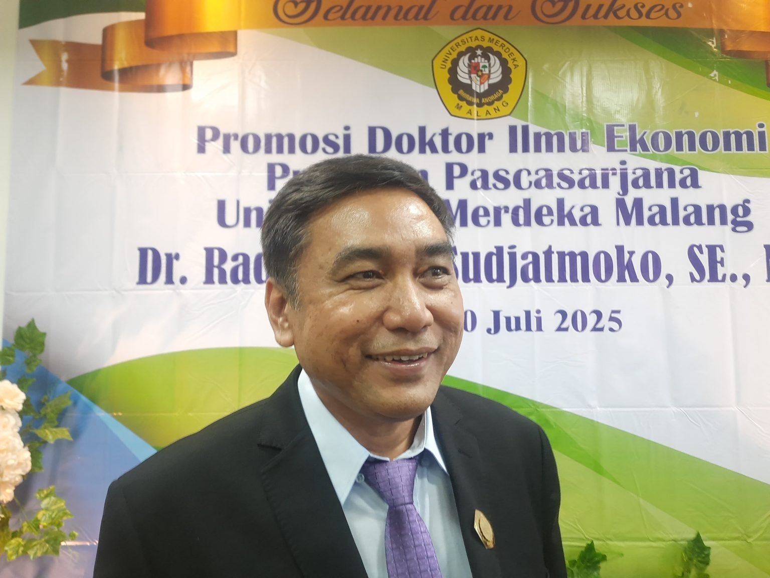 Disertasi Doktor Abah Djoni Angkat Kepatuhan Pajak UMKM, Wali Kota Malang Siap Sinergi