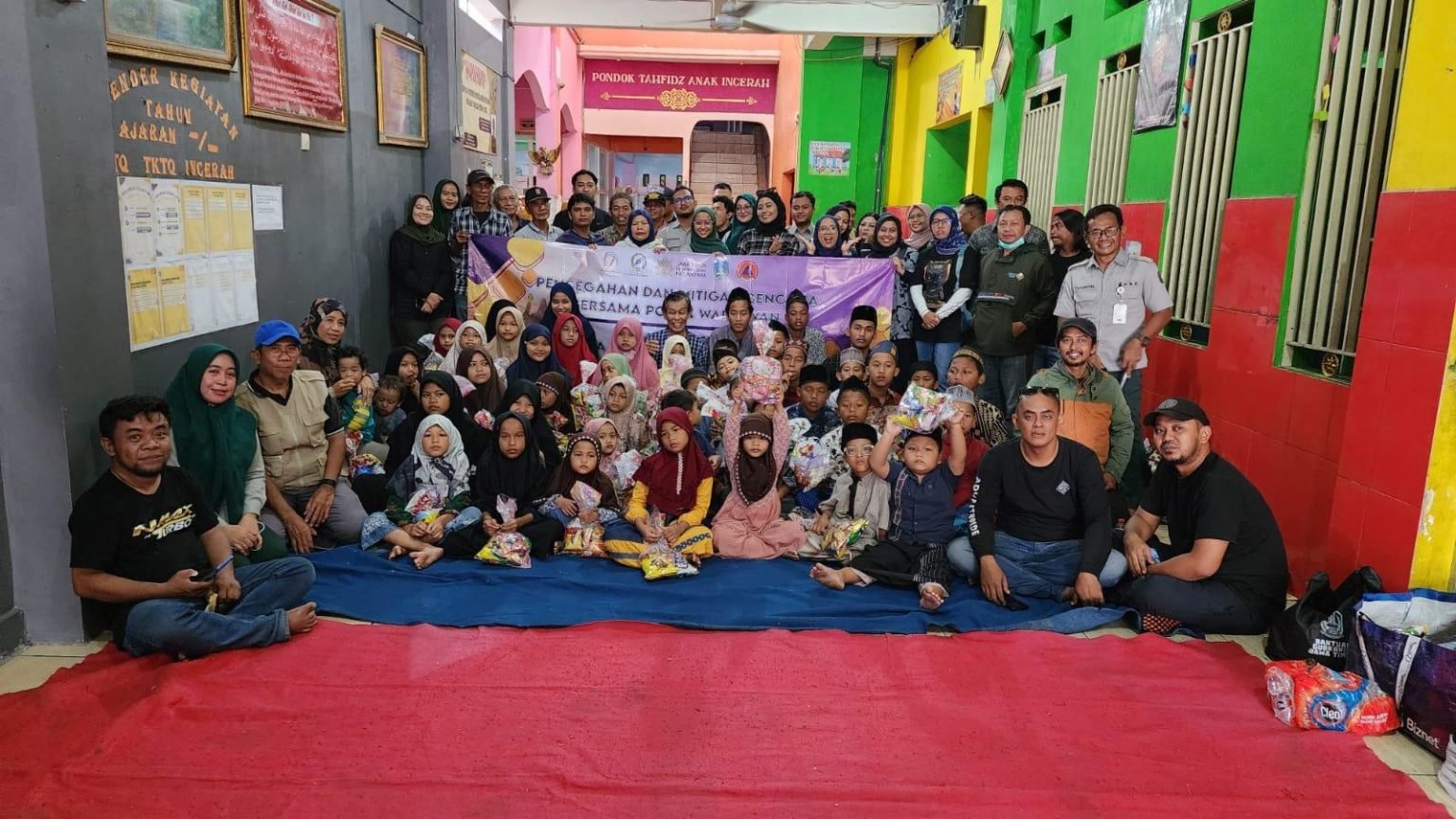 Jurnalis Grahadi dan BPBD Jatim Gelar Baksos ke Panti Asuhan