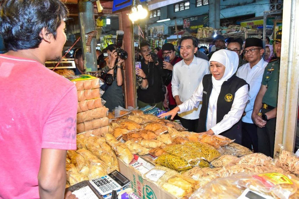 Khofifah Pantau Pasar Tanjung Jember
