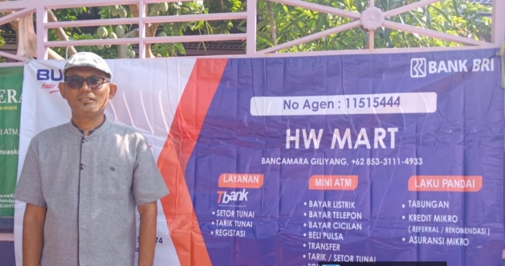 AgenBRILink HWMart Bantu Wisatawan dan Warga Bertransaksi Keuangan di Pulau Oksigen Gili Iyang Sumenep