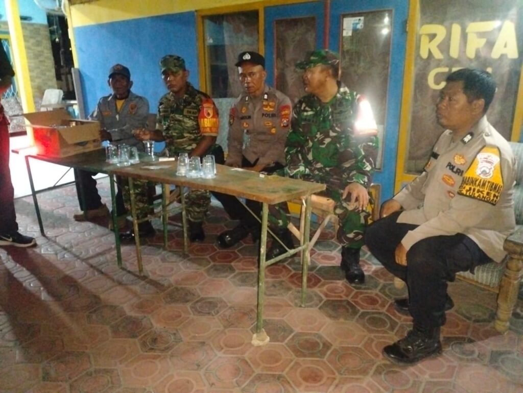 Polsek dan Koramil Tulangan Perkuat Sinergi Lewat Patroli Dialogis