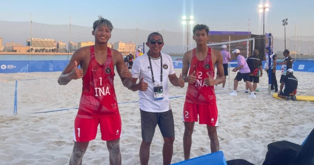Timnas Voli Pantai Putra Indonesia Sabet Medali Perunggu di Bahrain
