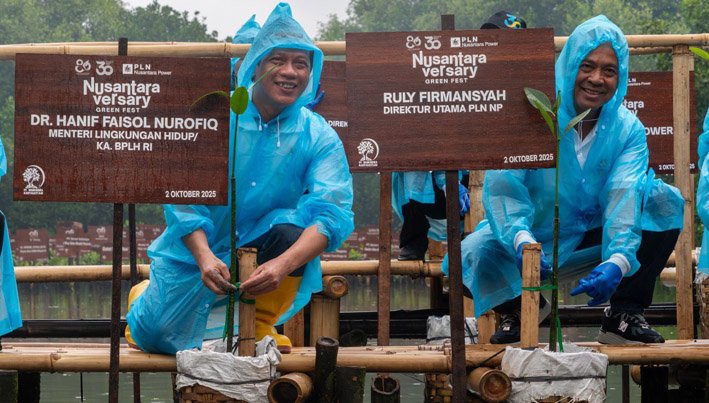 Nusantaraversary Green Fest, PLN Nusantara Power Hijaukan Nusantara dengan 16.213 Pohon