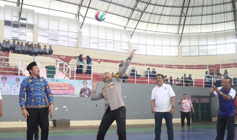 Kapolresta Christian Tobing Buka Bhayangkara Cup 2025: 45 Tim Voli Siap Rebutkan Gelar Juara