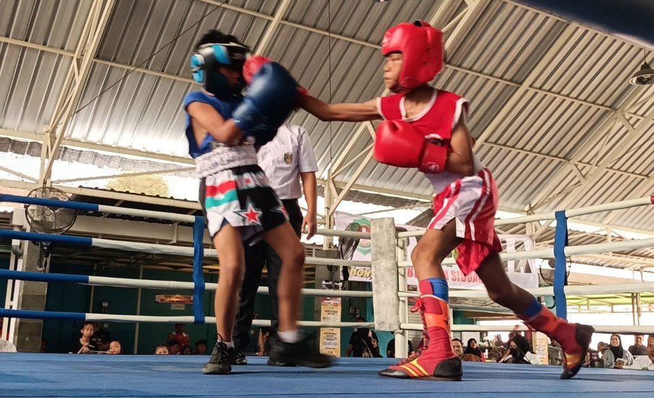 Fun Fight Boxing Perdana Pertina Sidoarjo Diserbu 84 Atlet Amatir
