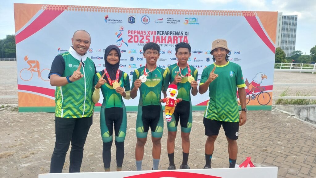 Prestasi Sepeda Jatim Moncer di POPNAS 2025