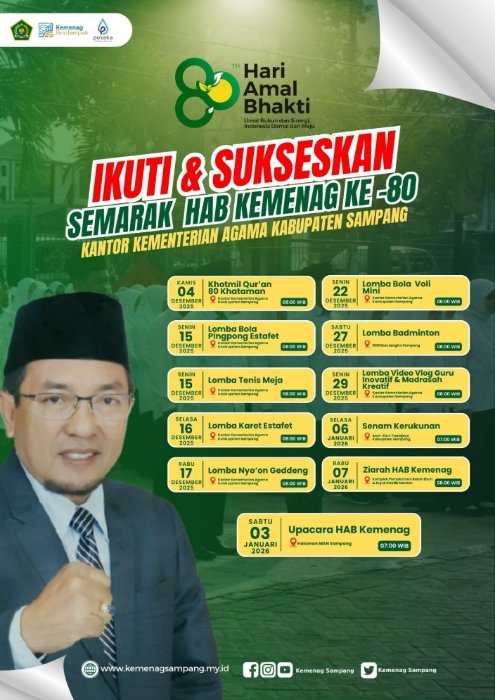 Perkuat Sinergi, Kemenag Sampang Gelar Rangkaian Semarak HAB ke-80 Menuju Indonesia Damai