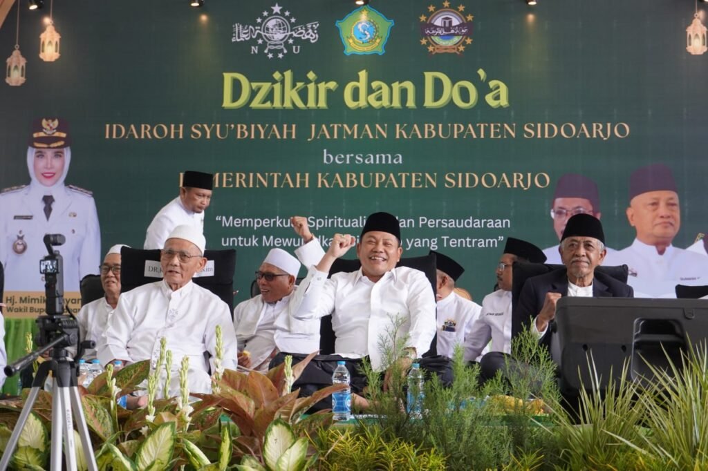 Bupati Sidoarjo Hadiri Mujahadah Kubro, Ribuan Warga Lantunkan Salawat dan Doa Bersama